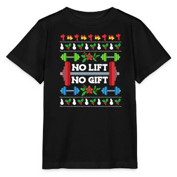 Entraîneur de musculation No Lift no Gift Dumbbell - T-shirt bio MINI CREATOR Stanley/Stella Enfant - noir - Devant - Mikhail (115cm)