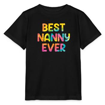 The best nanny in the world Best childminder - Stanley/Stella MINI CREATOR Kids’ T-Shirt - black - Front - Mikhail (115cm)
