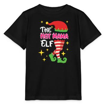 La mère elfe elfe - T-shirt bio MINI CREATOR Stanley/Stella Enfant - noir - Devant - Mikhail (115cm)