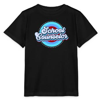 Inclusion du soutien scolaire Je suis conseiller scolaire - T-shirt bio MINI CREATOR Stanley/Stella Enfant - noir - Devant - Mikhail (115cm)