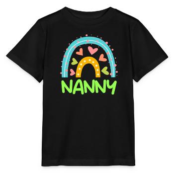 Rainbow Love Je suis assistante maternelle - T-shirt bio MINI CREATOR Stanley/Stella Enfant - noir - Devant - Mikhail (115cm)