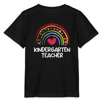 Maternelle Je suis enseignante de maternelle - T-shirt bio MINI CREATOR Stanley/Stella Enfant - noir - Devant - Mikhail (115cm)