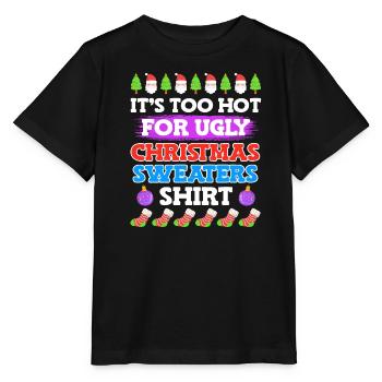 Ugly Christmas - Stanley/Stella MINI CREATOR Kids’ T-Shirt - black - Front - Mikhail (115cm)