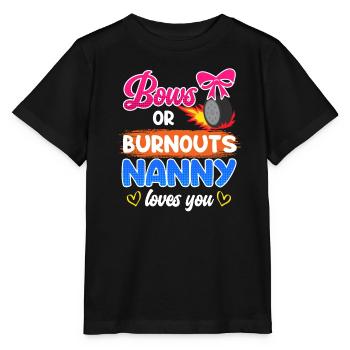Schleife oder Burnout hab dich lieb Tagesmutter - Stanley/Stella Kinder T-Shirt MINI CREATOR  - Schwarz - Vorne - Mikhail (115cm)