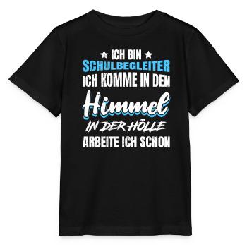 Ich arbeite in der Hölle Schulbegleiter - Stanley/Stella Kinder T-Shirt MINI CREATOR  - Schwarz - Vorne - Mikhail (115cm)