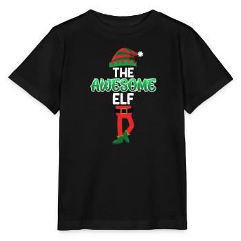 The awesome Elf incredible elf - Stanley/Stella MINI CREATOR Kids’ T-Shirt - black - Front - Mikhail (115cm)