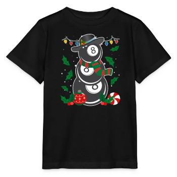 8-Ball Billiard Player Billiards - Stanley/Stella MINI CREATOR Kids’ T-Shirt - black - Front - Mikhail (115cm)