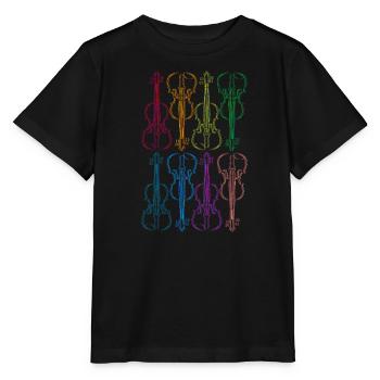 Musicien de concert Musicien Premier violon - T-shirt bio MINI CREATOR Stanley/Stella Enfant - noir - Devant - Mikhail (115cm)