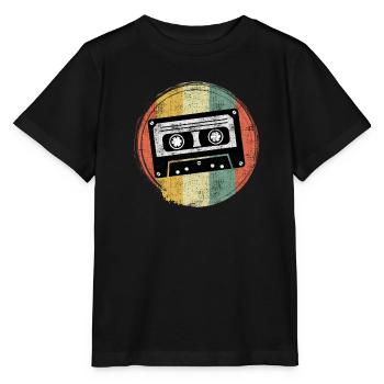 Radio Kinder aus den 90er Walkman Kassetten - Stanley/Stella Kinder T-Shirt MINI CREATOR  - Schwarz - Vorne - Mikhail (115cm)