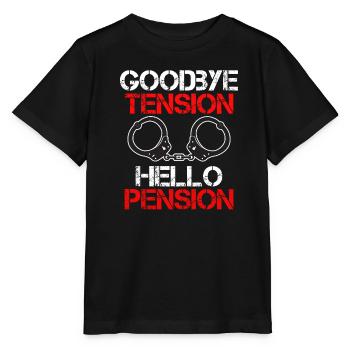 Rente 2023 Goodbye Tension Hello Pension - Stanley/Stella MINI CREATOR Kids’ T-Shirt - black - Front - Mikhail (115cm)