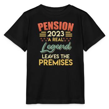 La légende quitte le site du locataire en 2023 - T-shirt bio MINI CREATOR Stanley/Stella Enfant - noir - Devant - Mikhail (115cm)