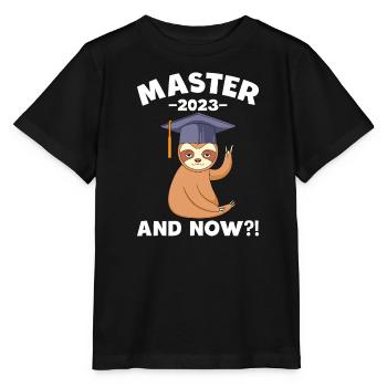 Master 2023 and now? Master's degree - Stanley/Stella MINI CREATOR Kids’ T-Shirt - black - Front - Mikhail (115cm)