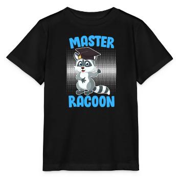Master Racoon 2023 Master Degree - Stanley/Stella MINI CREATOR Kids’ T-Shirt - black - Front - Mikhail (115cm)