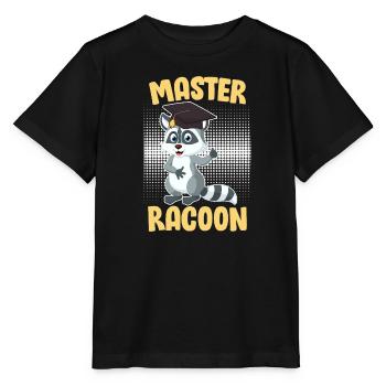 Master Racoon 2023 Master Degree - Stanley/Stella MINI CREATOR Kids’ T-Shirt - black - Front - Mikhail (115cm)