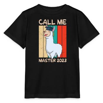 Master's degree 2023 - Stanley/Stella MINI CREATOR Kids’ T-Shirt - black - Front - Mikhail (115cm)