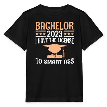 Licence pour baccalauréat. - T-shirt bio MINI CREATOR Stanley/Stella Enfant - noir - Devant - Mikhail (115cm)