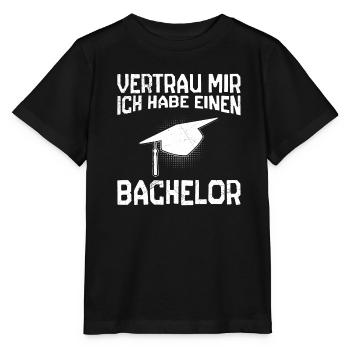 Croyez-moi, j’ai un baccalauréat - T-shirt bio MINI CREATOR Stanley/Stella Enfant - noir - Devant - Mikhail (115cm)