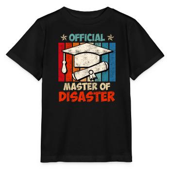 Offizieller Master vom Disaster Master Abschluss - Stanley/Stella Kinder T-Shirt MINI CREATOR  - Schwarz - Vorne - Mikhail (115cm)