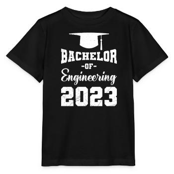 Baccalauréat en génie 2023 Baccalauréat - T-shirt bio MINI CREATOR Stanley/Stella Enfant - noir - Devant - Mikhail (115cm)
