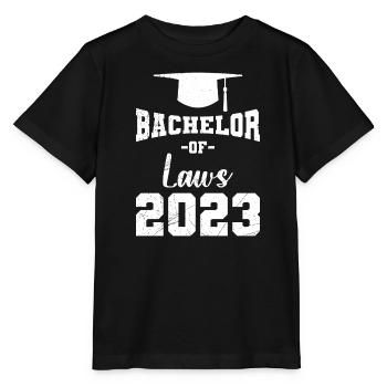 Baccalauréat en droit 2023 Baccalauréat - T-shirt bio MINI CREATOR Stanley/Stella Enfant - noir - Devant - Mikhail (115cm)