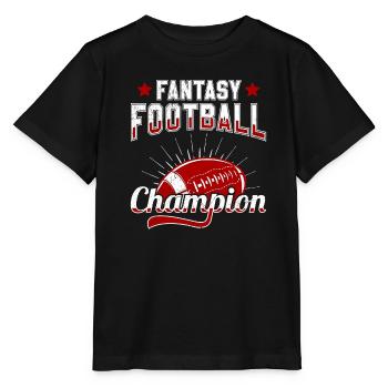 Fantasy Football Champ Champion - Stanley/Stella Kinder T-Shirt MINI CREATOR  - Schwarz - Vorne - Mikhail (115cm)