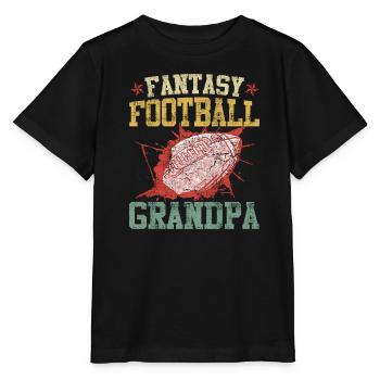 Fantasy Football Opa Großvater Fantasy Football - Stanley/Stella Kinder T-Shirt MINI CREATOR  - Schwarz - Vorne - Mikhail (115cm)