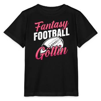 Fantasy Football Göttin Damen Fantasy Football - Stanley/Stella Kinder T-Shirt MINI CREATOR  - Schwarz - Vorne - Mikhail (115cm)