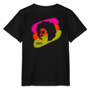 Juneteenth 1865 African American African woman - Stanley/Stella MINI CREATOR Kids’ T-Shirt - black - Front - Mikhail (115cm)