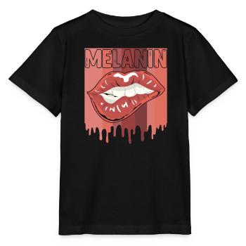 Melanin Schwarze Frauen Afrikanische Frau - Stanley/Stella Kinder T-Shirt MINI CREATOR  - Schwarz - Vorne - Mikhail (115cm)