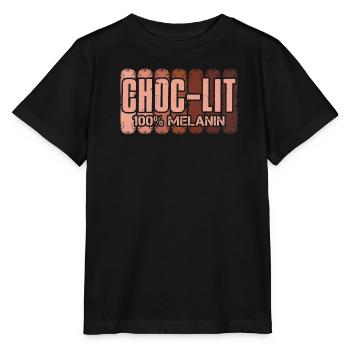 Choc-Lit Mélanine Chocolat Africain Femme - T-shirt bio MINI CREATOR Stanley/Stella Enfant - noir - Devant - Mikhail (115cm)