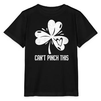 Can't Pinch this Clover St. Patrick's Day - Stanley/Stella MINI CREATOR Kids’ T-Shirt - black - Front - Mikhail (115cm)