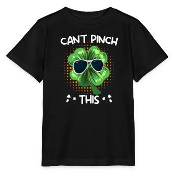 Can't Pinch this Clover St. Patrick's Day - Stanley/Stella MINI CREATOR Kids’ T-Shirt - black - Front - Mikhail (115cm)