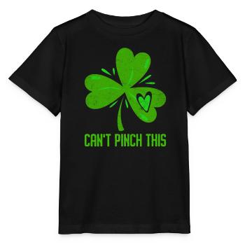 Can't Pinch this Clover St. Patrick's Day - Stanley/Stella MINI CREATOR Kids’ T-Shirt - black - Front - Mikhail (115cm)