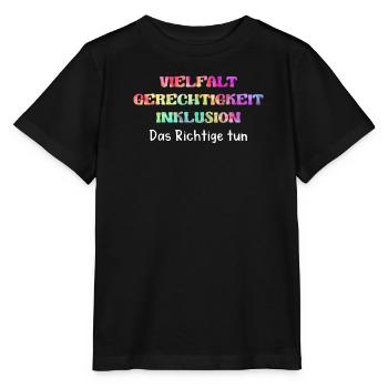 Autismus Bewusstsein Autisten Vielfalt - Stanley/Stella Kinder T-Shirt MINI CREATOR  - Schwarz - Vorne - Mikhail (115cm)