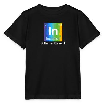 Inclusion Solidarity Compassion for handicap - Stanley/Stella MINI CREATOR Kids’ T-Shirt - black - Front - Mikhail (115cm)