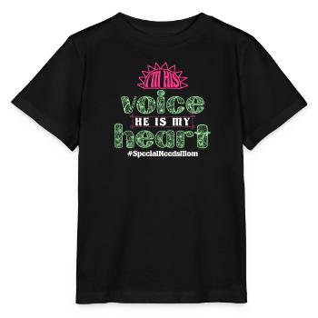 Inklusion Awareness Vielfalt handicap - Stanley/Stella Kinder T-Shirt MINI CREATOR  - Schwarz - Vorne - Mikhail (115cm)
