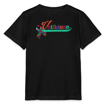 Conscience autistique Neurodiversité Autisme - T-shirt bio MINI CREATOR Stanley/Stella Enfant - noir - Devant - Mikhail (115cm)