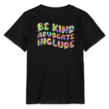 Acceptance handicap Inclusion is a decision - Stanley/Stella MINI CREATOR Kids’ T-Shirt - black - Front - Mikhail (115cm)