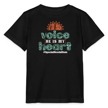 Inklusion Awareness Vielfalt handicap - Stanley/Stella Kinder T-Shirt MINI CREATOR  - Schwarz - Vorne - Mikhail (115cm)