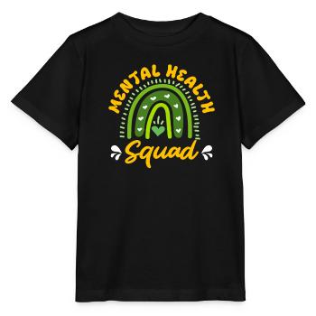 Mentale Gesundheit Mental Health Squad - Stanley/Stella Kinder T-Shirt MINI CREATOR  - Schwarz - Vorne - Mikhail (115cm)