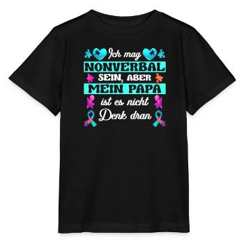 Autisten Autismus Spektrum Störung Kind - Stanley/Stella Kinder T-Shirt MINI CREATOR  - Schwarz - Vorne - Mikhail (115cm)