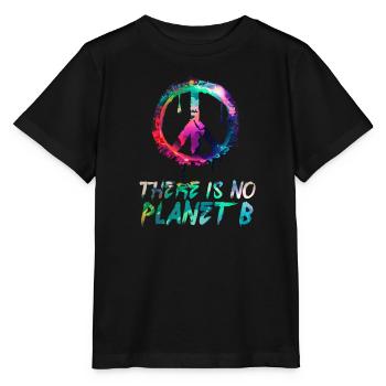 Il n’y a pas de Planète B Earth Day Mission Erde - T-shirt bio MINI CREATOR Stanley/Stella Enfant - noir - Devant - Mikhail (115cm)