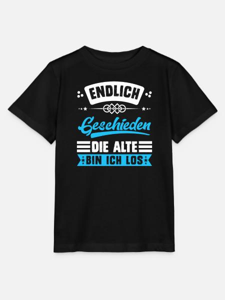 Endlich geschieden Scheidungsparty Scheidung - Stanley/Stella Kinder T-Shirt MINI CREATOR - Schwarz