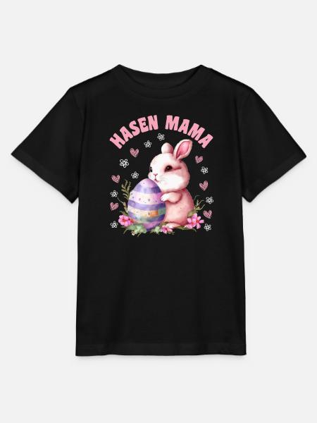Hasen Mama Hase Osterhasen Osterfreunde Ostern - Stanley/Stella Kinder T-Shirt MINI CREATOR - Schwarz