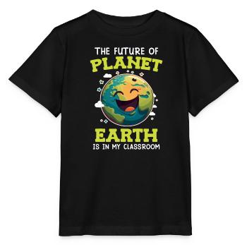 Save the Earth EnvironmentDear Environmentally Conscious Children - Stanley/Stella MINI CREATOR Kids’ T-Shirt - black - Front - Mikhail (115cm)