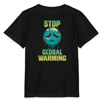 Protection du climat Stopper le réchauffement climatique Respectueux du climat - T-shirt bio MINI CREATOR Stanley/Stella Enfant - noir - Devant - Mikhail (115cm)