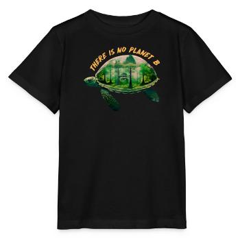 Il n’y a pas de Planète B Earth Day Mission Erde - T-shirt bio MINI CREATOR Stanley/Stella Enfant - noir - Devant - Mikhail (115cm)