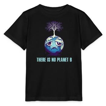 Il n’y a pas de Planète B Earth Day Mission Erde - T-shirt bio MINI CREATOR Stanley/Stella Enfant - noir - Devant - Mikhail (115cm)