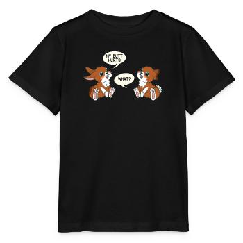 Easter Bunny Cute Easter Friend Easter Bunny Easter - Stanley/Stella MINI CREATOR Kids’ T-Shirt - black - Front - Mikhail (115cm)