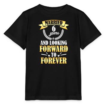 Sugar Wedding 6th Wedding Anniversary - Stanley/Stella MINI CREATOR Kids’ T-Shirt - black - Front - Mikhail (115cm)